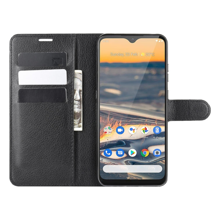 For Nokia 5.3 Litchi Texture Horizontal Flip Protective Case with Holder & Card Slots & Wallet