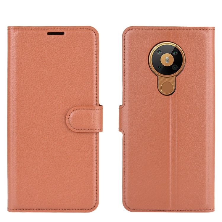 For Nokia 5.3 Litchi Texture Horizontal Flip Protective Case with Holder & Card Slots & Wallet