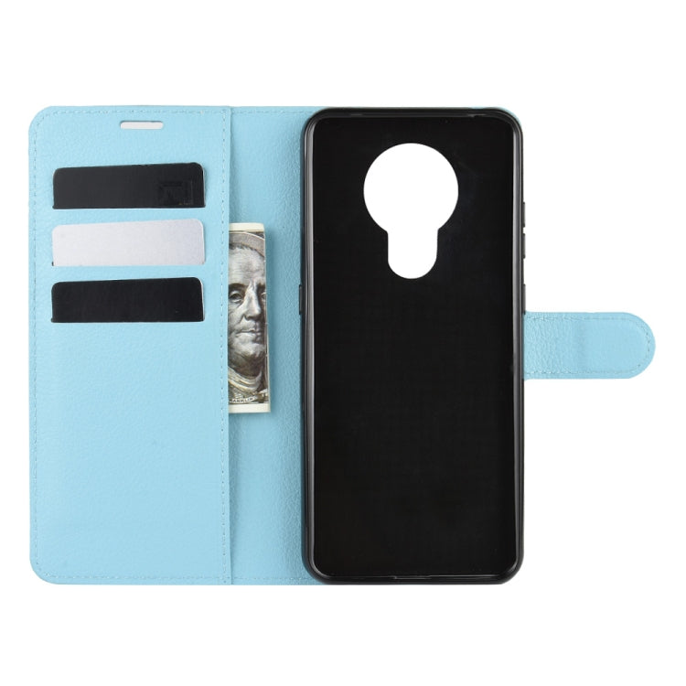For Nokia 5.3 Litchi Texture Horizontal Flip Protective Case with Holder & Card Slots & Wallet