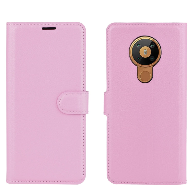For Nokia 5.3 Litchi Texture Horizontal Flip Protective Case with Holder & Card Slots & Wallet