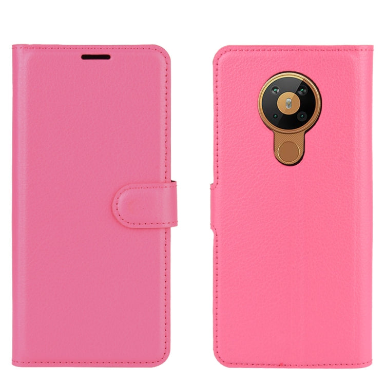 For Nokia 5.3 Litchi Texture Horizontal Flip Protective Case with Holder & Card Slots & Wallet