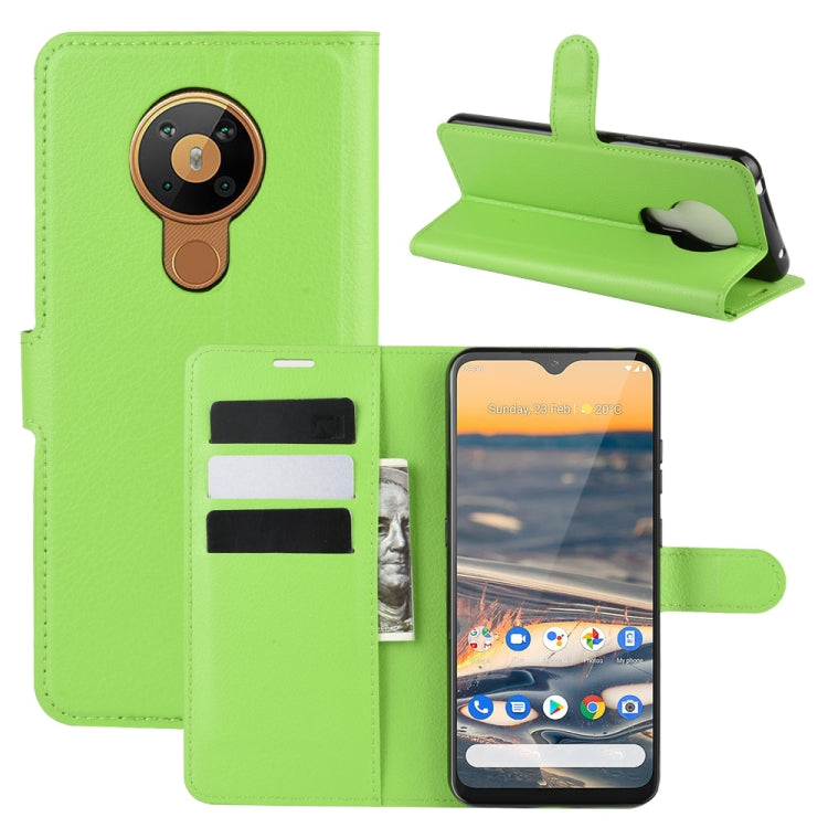 For Nokia 5.3 Litchi Texture Horizontal Flip Protective Case with Holder & Card Slots & Wallet
