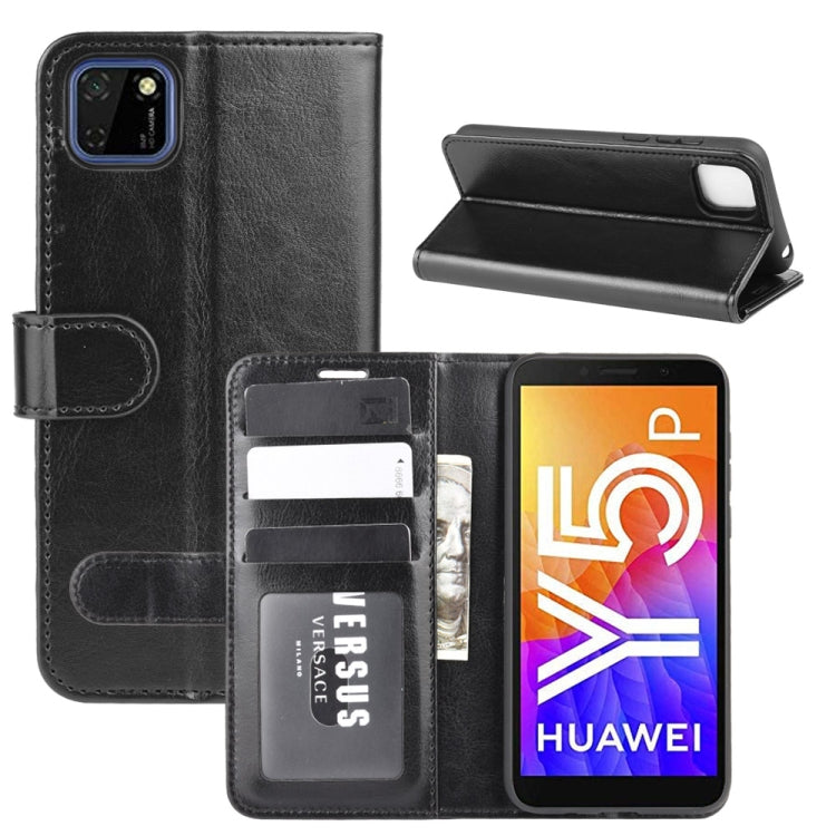 For Huawei Y5p/Honor 9S R64 Texture Single Horizontal Flip Protective Case with Holder & Card Slots & Wallet& Photo Frame
