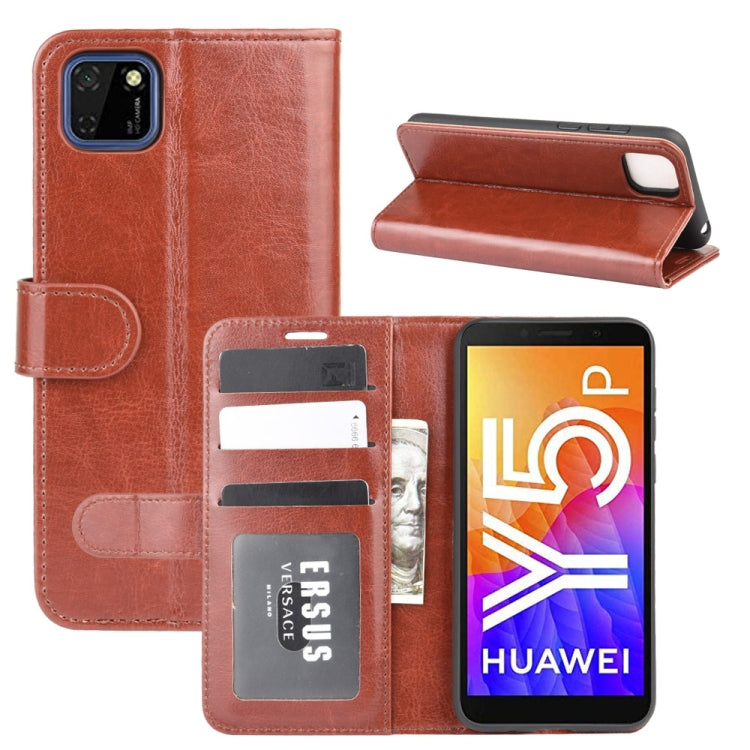 For Huawei Y5p/Honor 9S R64 Texture Single Horizontal Flip Protective Case with Holder & Card Slots & Wallet& Photo Frame