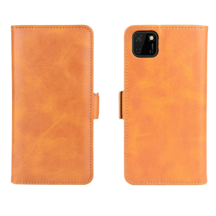 For Huawei Y5p/Honor 9S Dual-side Magnetic Buckle Horizontal Flip Leather Case with Holder & Card Slots & Wallet