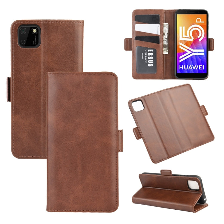 For Huawei Y5p/Honor 9S Dual-side Magnetic Buckle Horizontal Flip Leather Case with Holder & Card Slots & Wallet