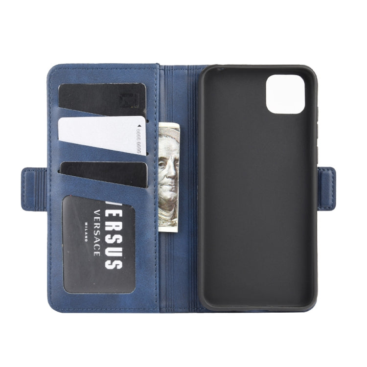 For Huawei Y5p/Honor 9S Dual-side Magnetic Buckle Horizontal Flip Leather Case with Holder & Card Slots & Wallet