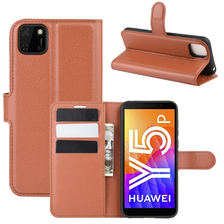 For Huawei Y5p/Honor 9S Litchi Texture Horizontal Flip Protective Case with Holder & Card Slots & Wallet