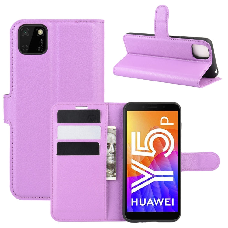 For Huawei Y5p/Honor 9S Litchi Texture Horizontal Flip Protective Case with Holder & Card Slots & Wallet