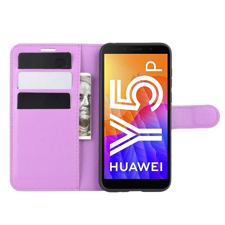 For Huawei Y5p/Honor 9S Litchi Texture Horizontal Flip Protective Case with Holder & Card Slots & Wallet
