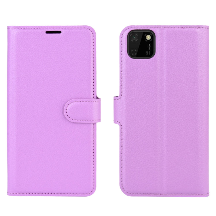 For Huawei Y5p/Honor 9S Litchi Texture Horizontal Flip Protective Case with Holder & Card Slots & Wallet