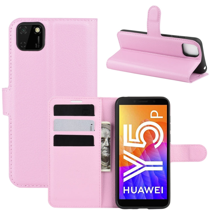For Huawei Y5p/Honor 9S Litchi Texture Horizontal Flip Protective Case with Holder & Card Slots & Wallet