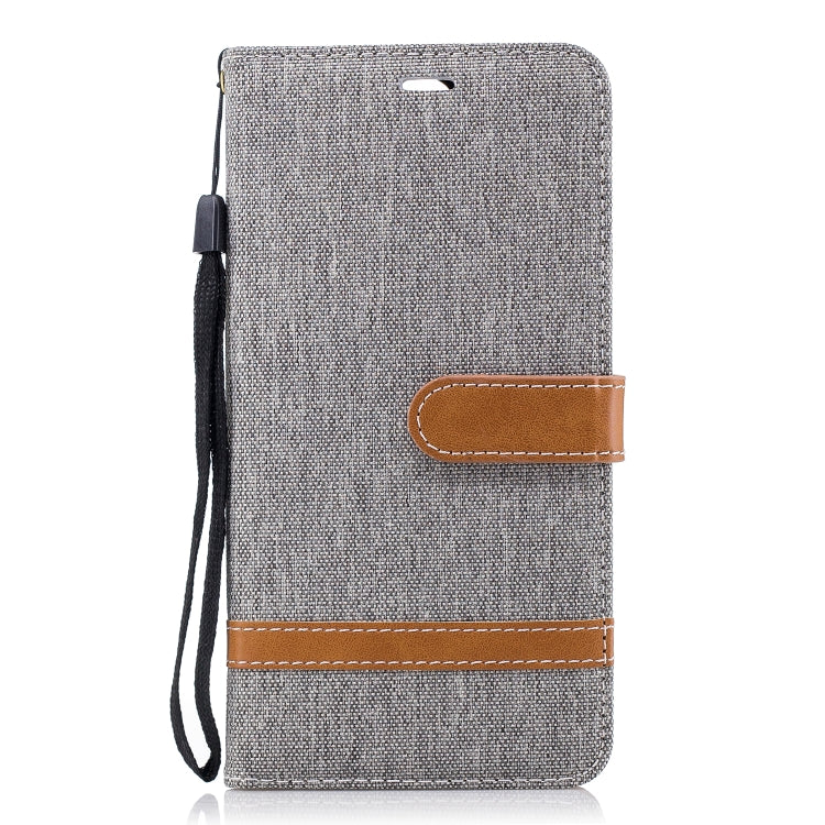 Color Matching Denim Texture Leather Case for Huawei Mate 10 Lite, with Holder & Card Slots & Wallet & Lanyard