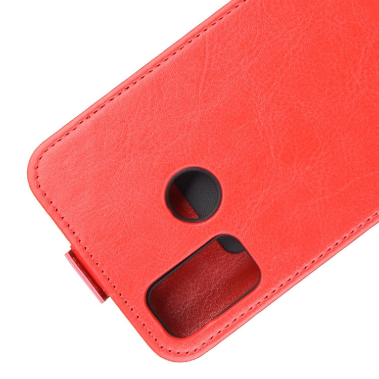 For Huawei Honor 9X lite R64 Texture Single Vertical Flip Leather Protective Case with Card Slots & Photo Frame