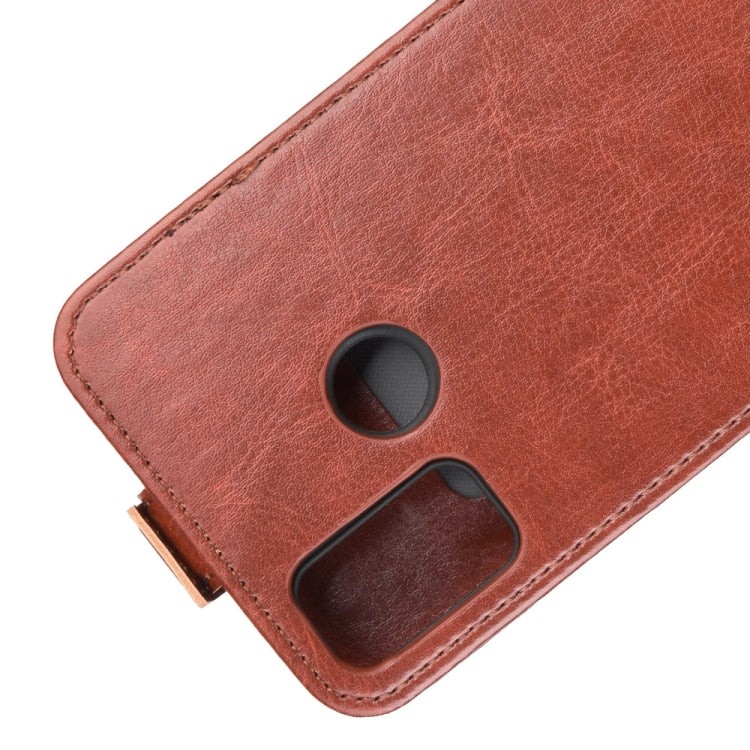 For Huawei Honor 9X lite R64 Texture Single Vertical Flip Leather Protective Case with Card Slots & Photo Frame