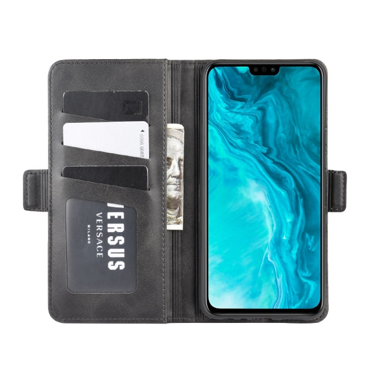 For Huawei Honor 9X lite Dual-side Magnetic Buckle Horizontal Flip Leather Case with Holder & Card Slots & Wallet
