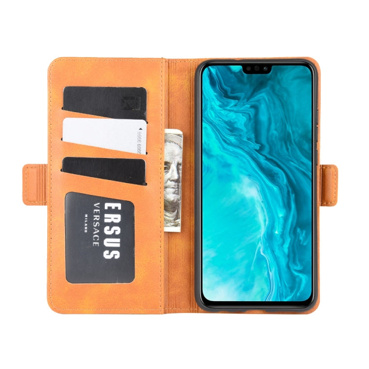 For Huawei Honor 9X lite Dual-side Magnetic Buckle Horizontal Flip Leather Case with Holder & Card Slots & Wallet
