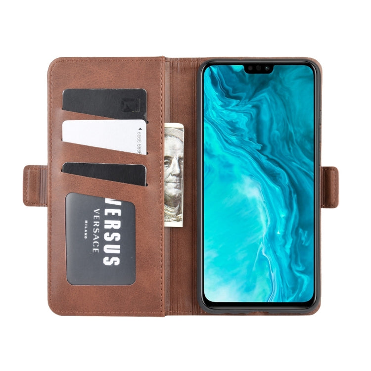 For Huawei Honor 9X lite Dual-side Magnetic Buckle Horizontal Flip Leather Case with Holder & Card Slots & Wallet