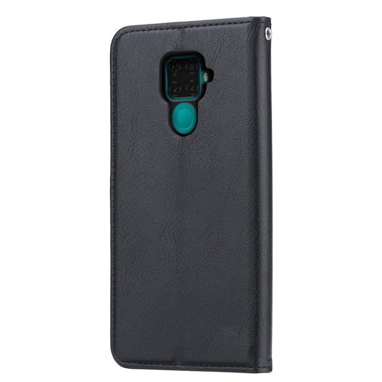 For Xiaomi Redmi Note 9/Redmi 10X Knead Skin Texture Horizontal Flip Leather Case , with Photo Frame & Holder & Card Slots & Wallet