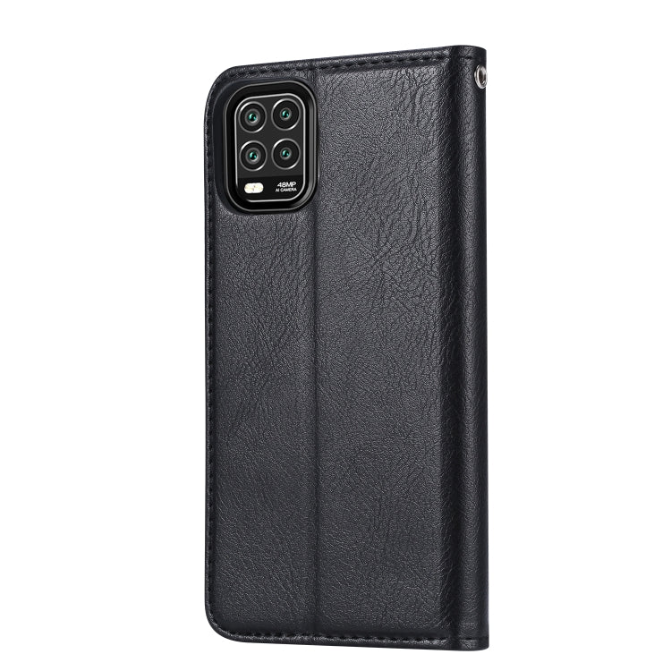 For Xiaomi Mi 10 Lite Knead Skin Texture Horizontal Flip Leather Case , with Photo Frame & Holder & Card Slots & Wallet