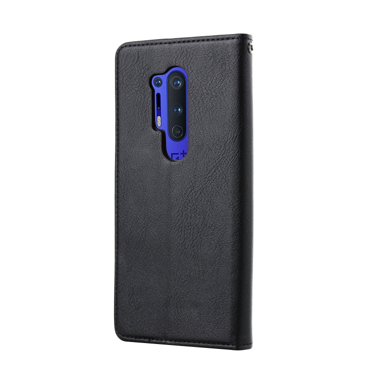 For OnePlus 8 Pro Knead Skin Texture Horizontal Flip Leather Case with Photo Frame & Holder & Card Slots & Wallet