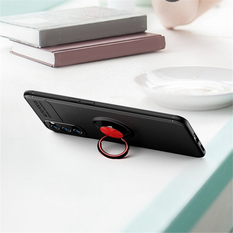 For OPPO RENO 4 Metal Ring Holder 360 Degree Rotating TPU Case