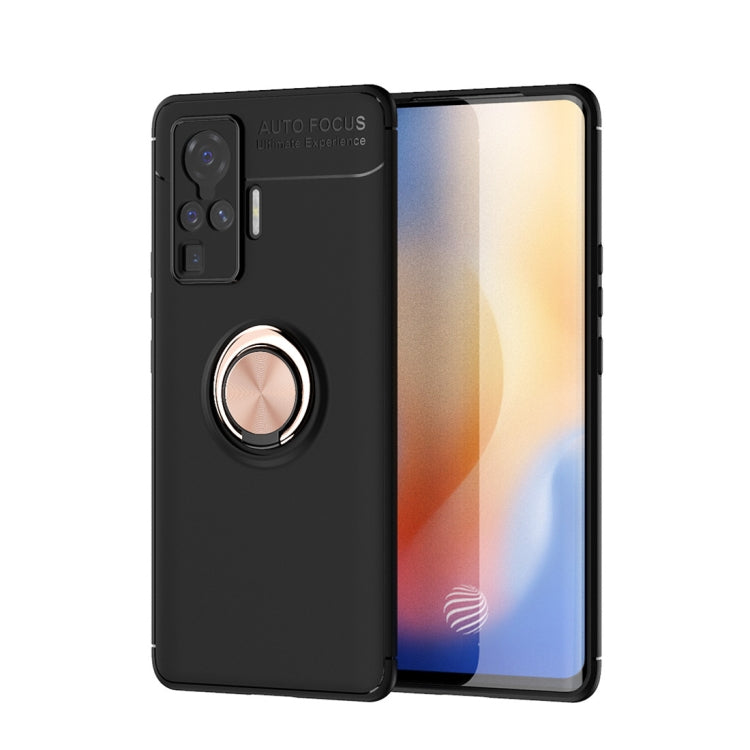 For VIVO X50 Pro Metal Ring Holder 360 Degree Rotating TPU Case