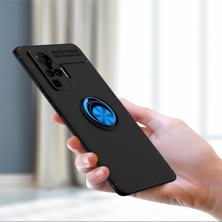 For VIVO X50 Pro Metal Ring Holder 360 Degree Rotating TPU Case