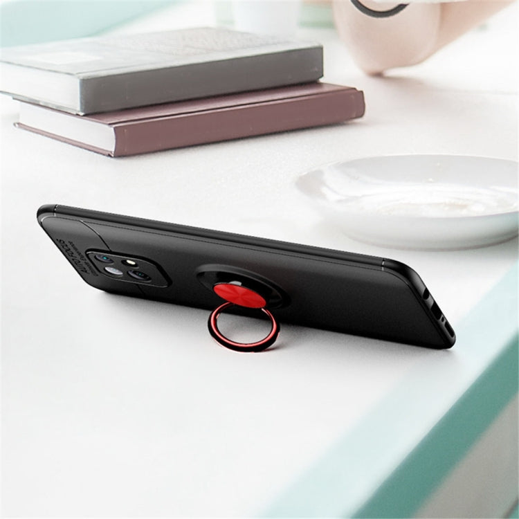 For Xiaomi Redmi 10X 5G Metal Ring Holder 360 Degree Rotating TPU Case