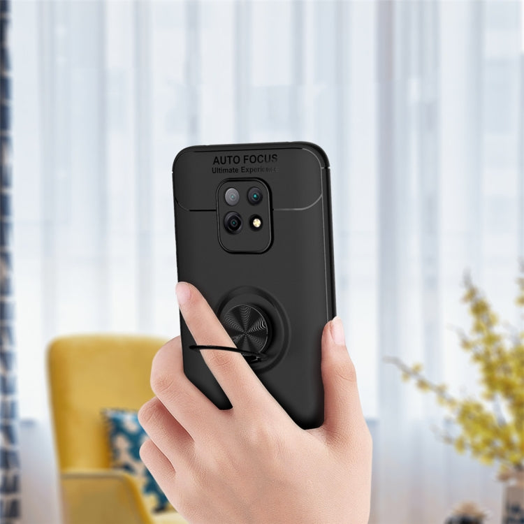 For Xiaomi Redmi 10X 5G Metal Ring Holder 360 Degree Rotating TPU Case