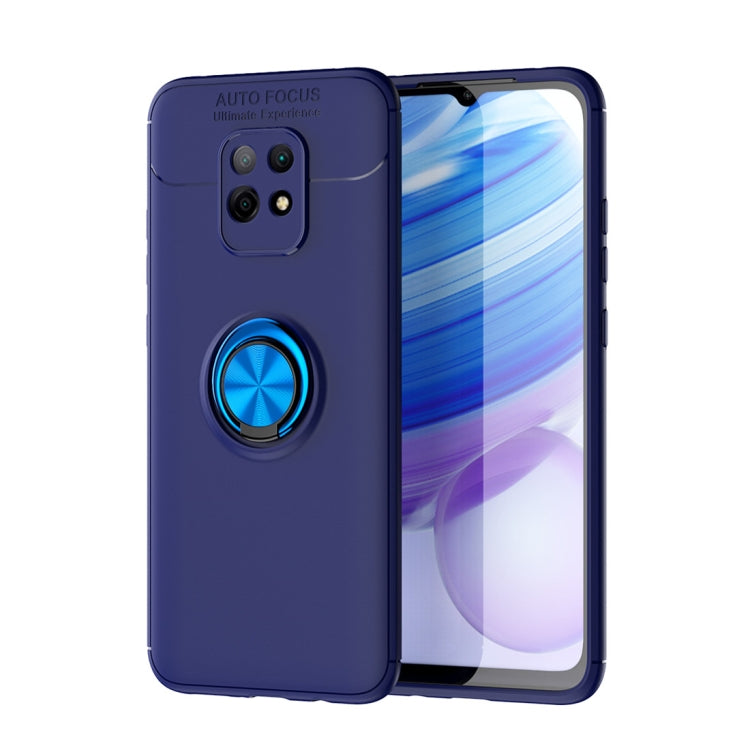 For Xiaomi Redmi 10X 5G Metal Ring Holder 360 Degree Rotating TPU Case