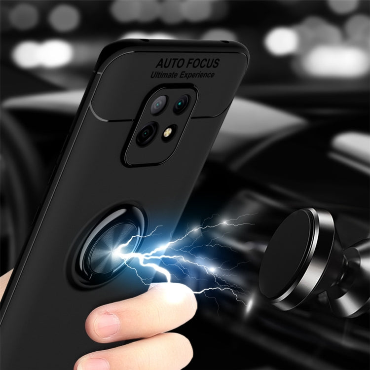 For Xiaomi Redmi 10X 5G Metal Ring Holder 360 Degree Rotating TPU Case