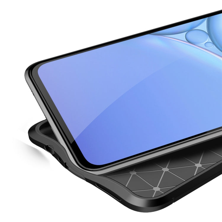 For VIVO V19 Litchi Texture TPU Shockproof Case