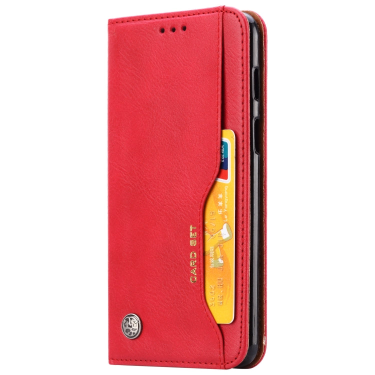 Knead Skin Texture Horizontal Flip Leather Case for OnePlus 6, with Photo Frame & Holder & Card Slots & Wallet