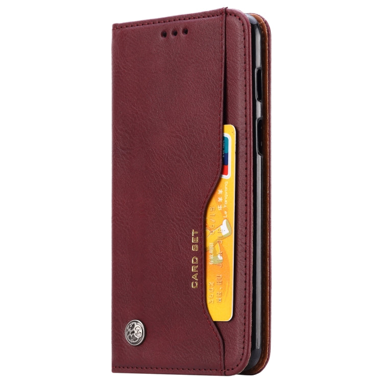 Knead Skin Texture Horizontal Flip Leather Case for OnePlus 6, with Photo Frame & Holder & Card Slots & Wallet