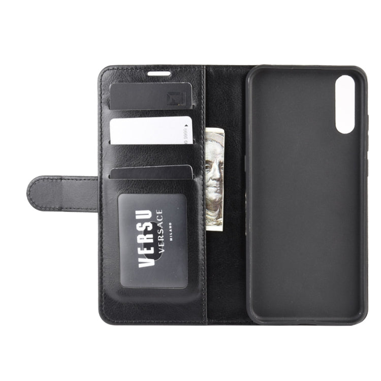 For Wiko view 4/ 4 lite R64 Texture Single Horizontal Flip Protective Case with Holder & Card Slots & Wallet& Photo Frame