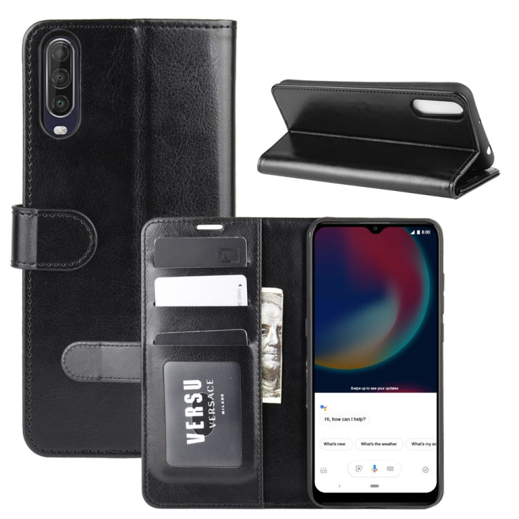 For Wiko view 4/ 4 lite R64 Texture Single Horizontal Flip Protective Case with Holder & Card Slots & Wallet& Photo Frame