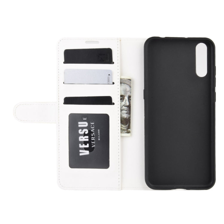 For Wiko view 4/ 4 lite R64 Texture Single Horizontal Flip Protective Case with Holder & Card Slots & Wallet& Photo Frame