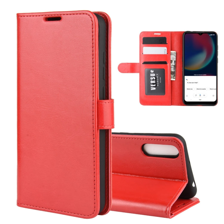 For Wiko view 4/ 4 lite R64 Texture Single Horizontal Flip Protective Case with Holder & Card Slots & Wallet& Photo Frame
