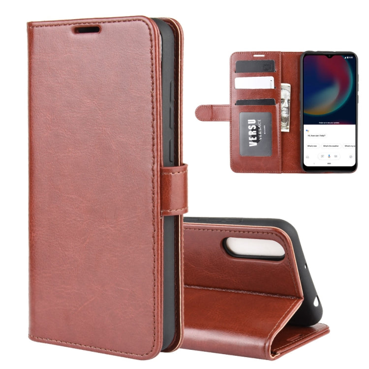 For Wiko view 4/ 4 lite R64 Texture Single Horizontal Flip Protective Case with Holder & Card Slots & Wallet& Photo Frame