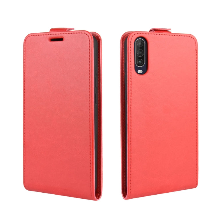 For Wiko view 4/ 4 lite R64 Texture Single Vertical Flip Leather Protective Case with Card Slots & Photo Frame