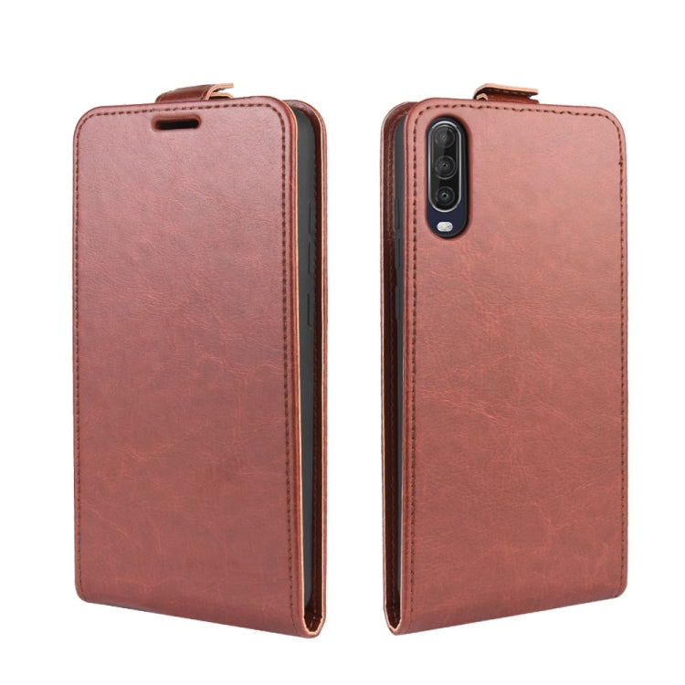 For Wiko view 4/ 4 lite R64 Texture Single Vertical Flip Leather Protective Case with Card Slots & Photo Frame