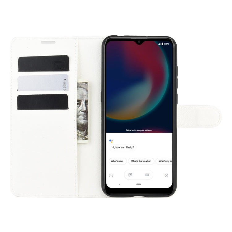 For Wiko view 4/ 4 lite Litchi Texture Horizontal Flip Protective Case with Holder & Card Slots & Wallet