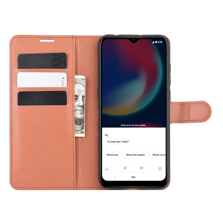 For Wiko view 4/ 4 lite Litchi Texture Horizontal Flip Protective Case with Holder & Card Slots & Wallet