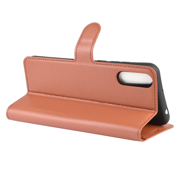 For Wiko view 4/ 4 lite Litchi Texture Horizontal Flip Protective Case with Holder & Card Slots & Wallet