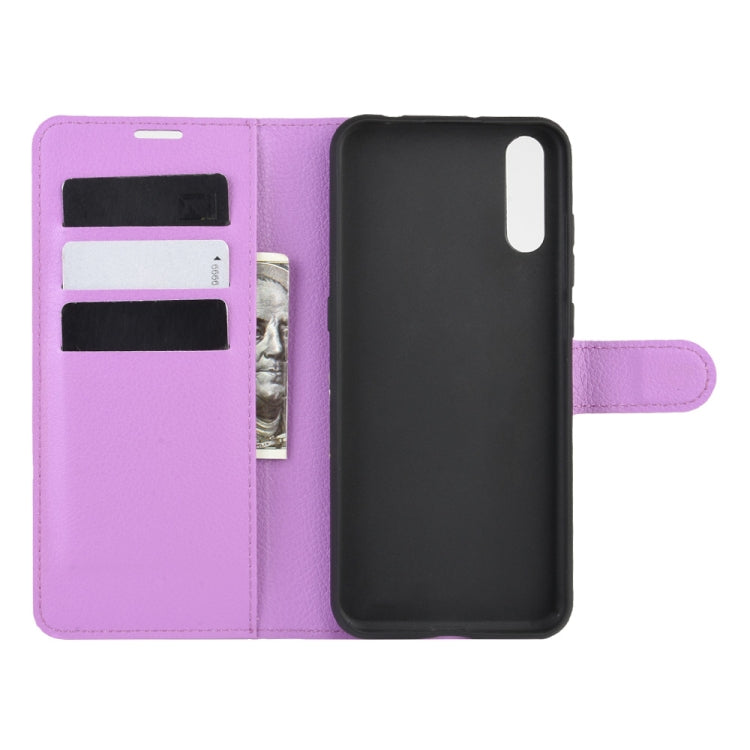 For Wiko view 4/ 4 lite Litchi Texture Horizontal Flip Protective Case with Holder & Card Slots & Wallet
