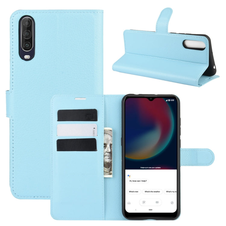 For Wiko view 4/ 4 lite Litchi Texture Horizontal Flip Protective Case with Holder & Card Slots & Wallet