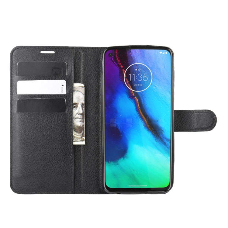 For Motorola Moto G Stylus Litchi Texture Horizontal Flip Protective Case with Holder & Card Slots & Wallet