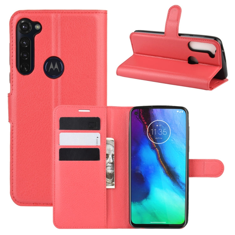 For Motorola Moto G Stylus Litchi Texture Horizontal Flip Protective Case with Holder & Card Slots & Wallet