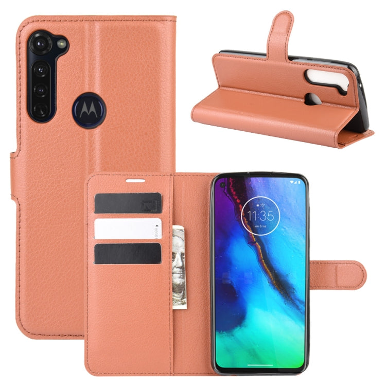 For Motorola Moto G Stylus Litchi Texture Horizontal Flip Protective Case with Holder & Card Slots & Wallet